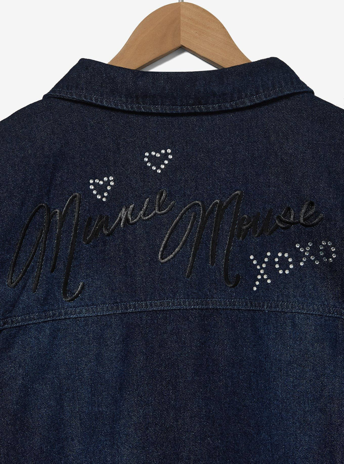 Chaqueta de mezclilla con strass de Minnie Mouse