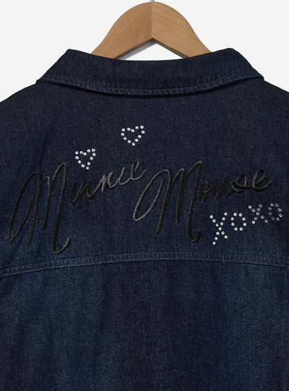 Chaqueta de mezclilla con strass de Minnie Mouse