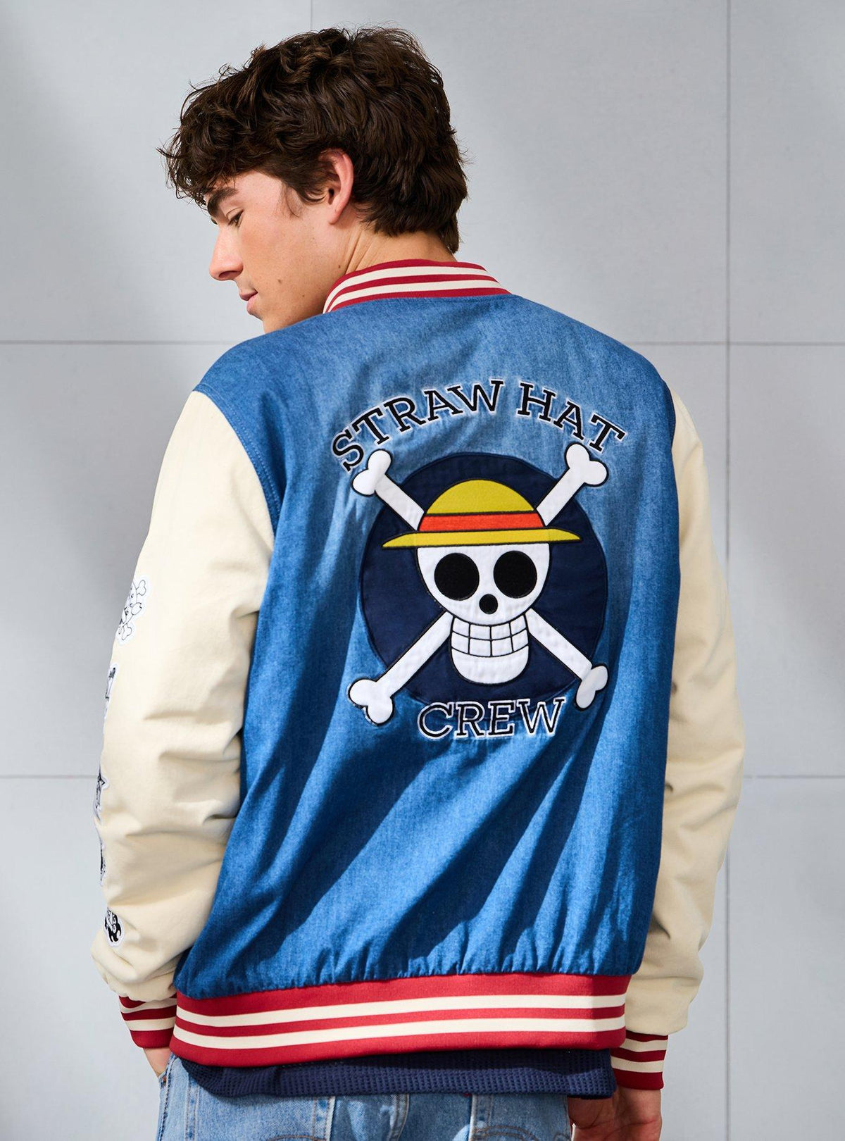 Chaqueta bomber Jolly Roger de One Piece