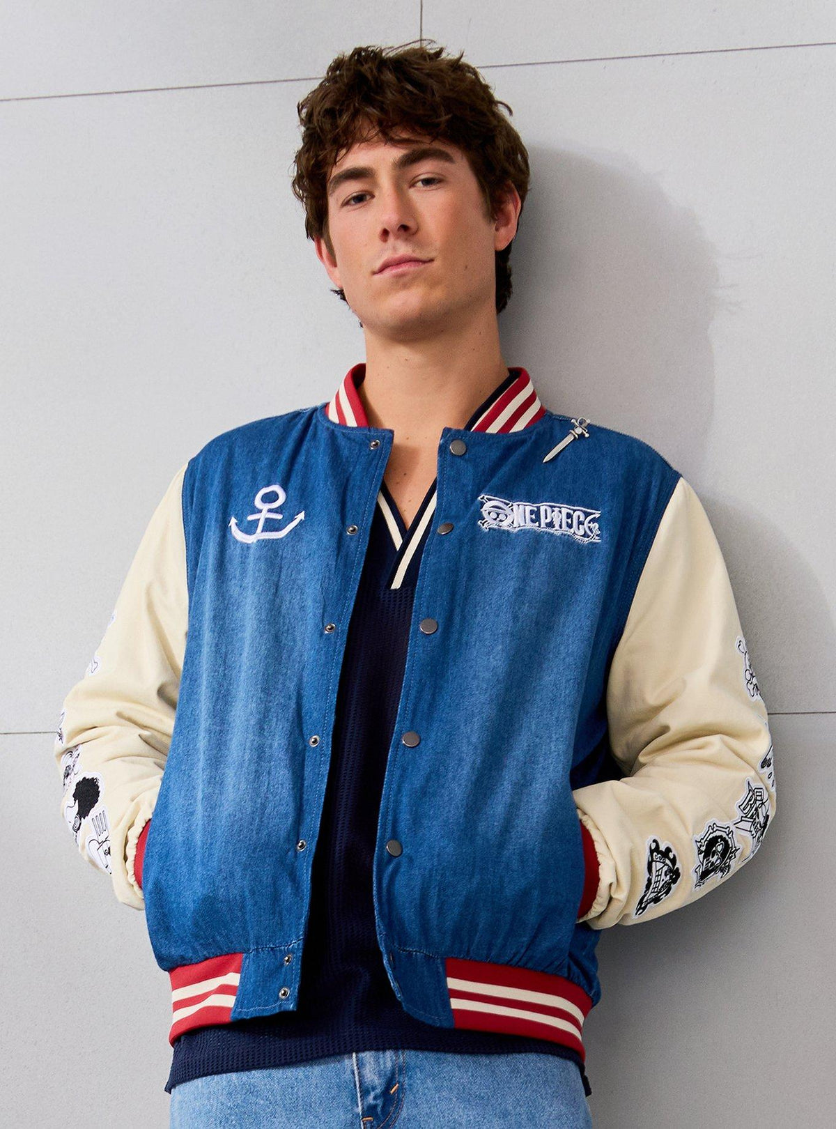 Chaqueta bomber Jolly Roger de One Piece