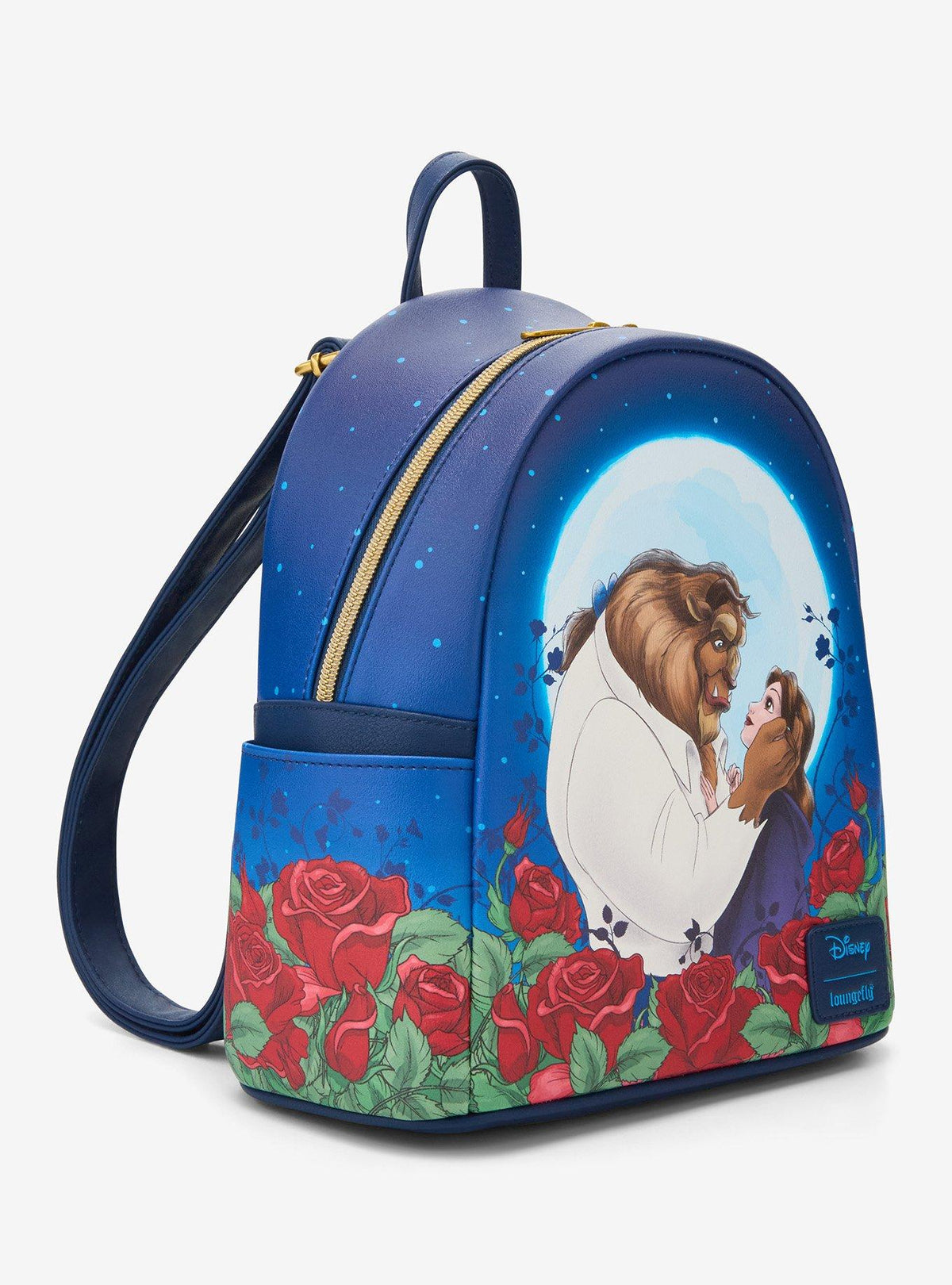 Mini mochila Loungefly La Bella y la Bestia bajo la luna