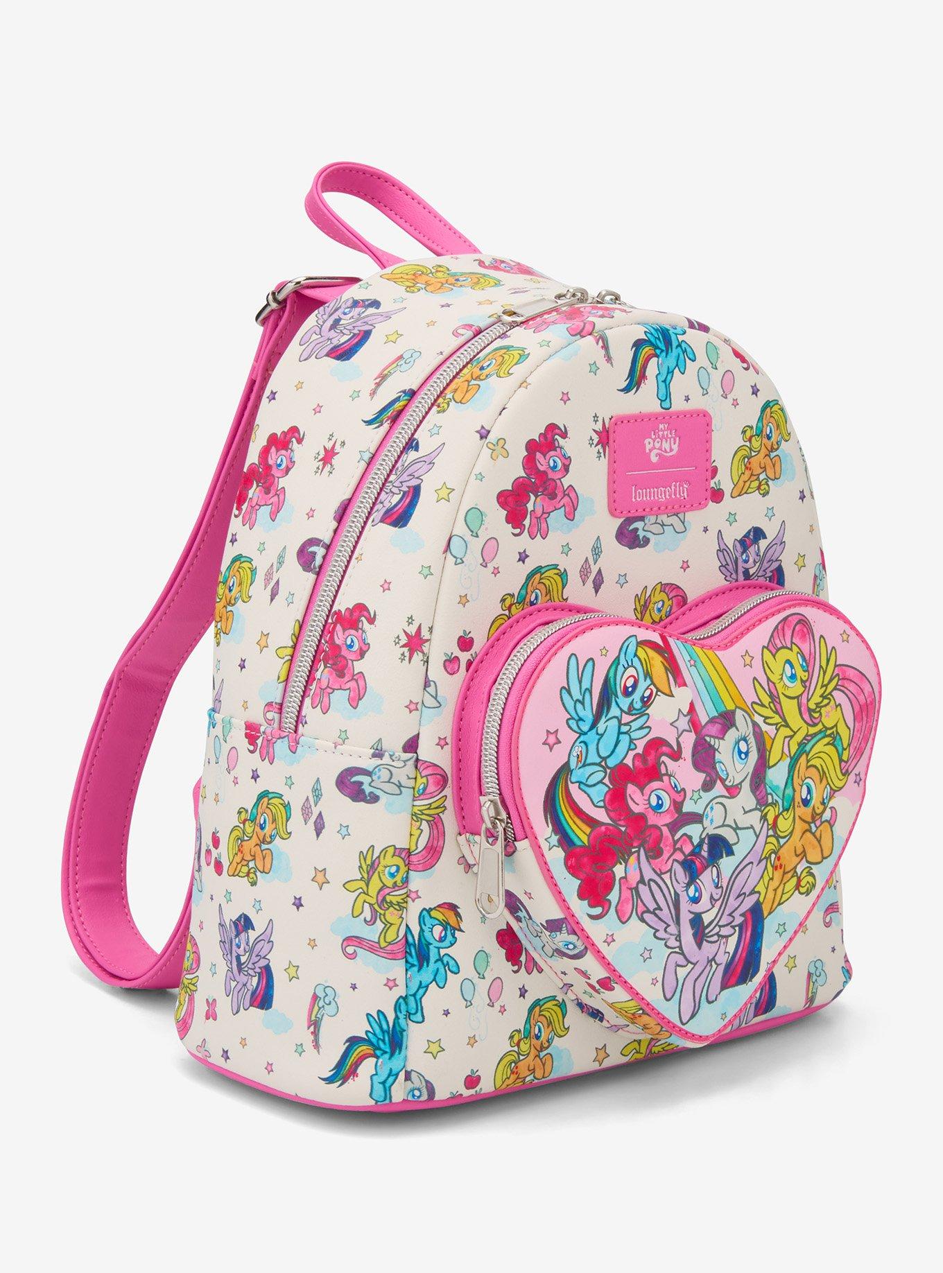 Mochila mini My Little Pony Mane Six con corazones