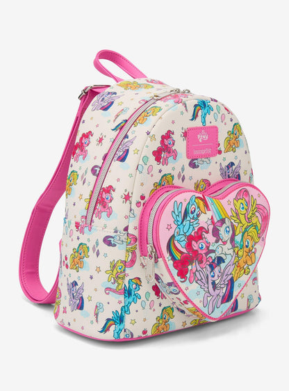 Mochila mini My Little Pony Mane Six con corazones