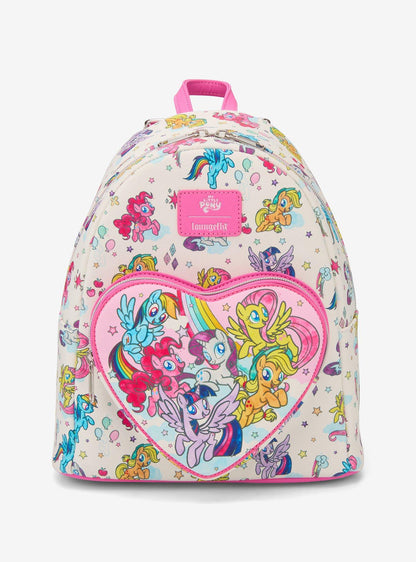 Mochila mini My Little Pony Mane Six con corazones