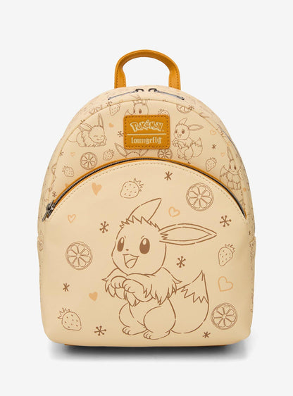 Mochila mini Pokémon Eevee con frutos rojos
