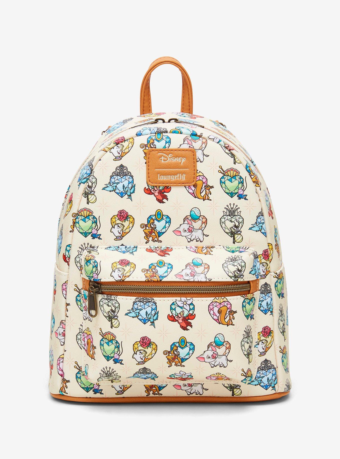Mochila mini Disney Princess Sidekicks con gemas
