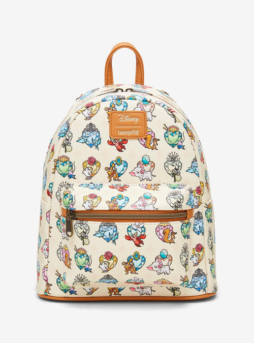 Mochila mini Disney Princess Sidekicks con gemas