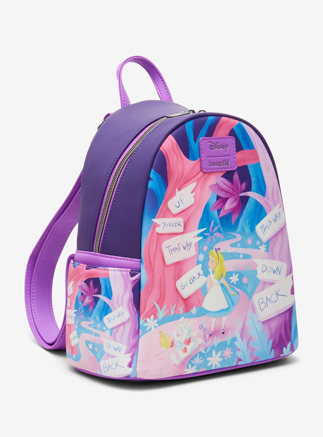 Mochila mini Disney Alice in Wonderland con letreros