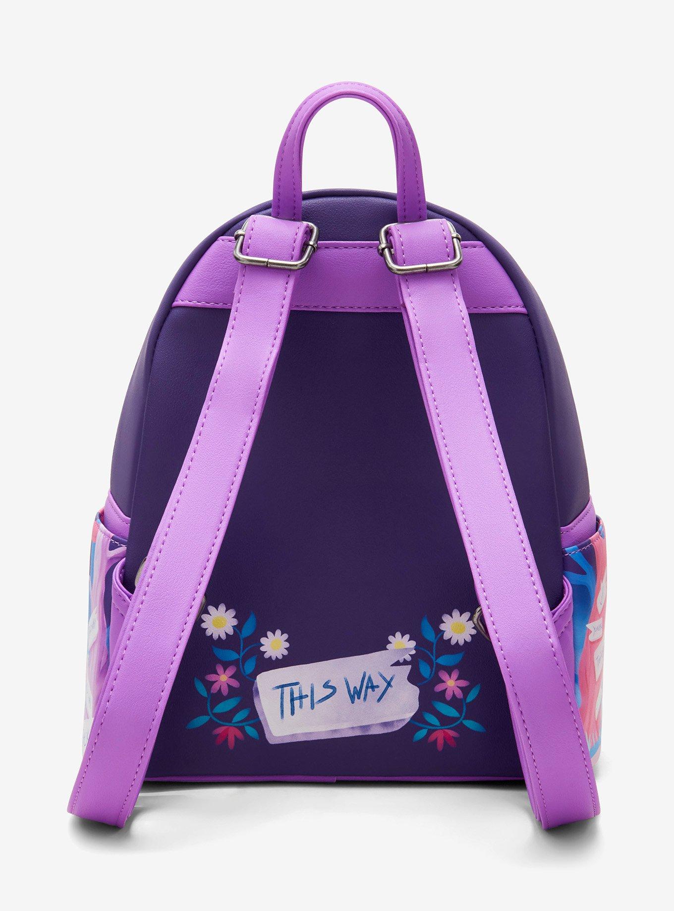 Mochila mini Disney Alice in Wonderland con letreros