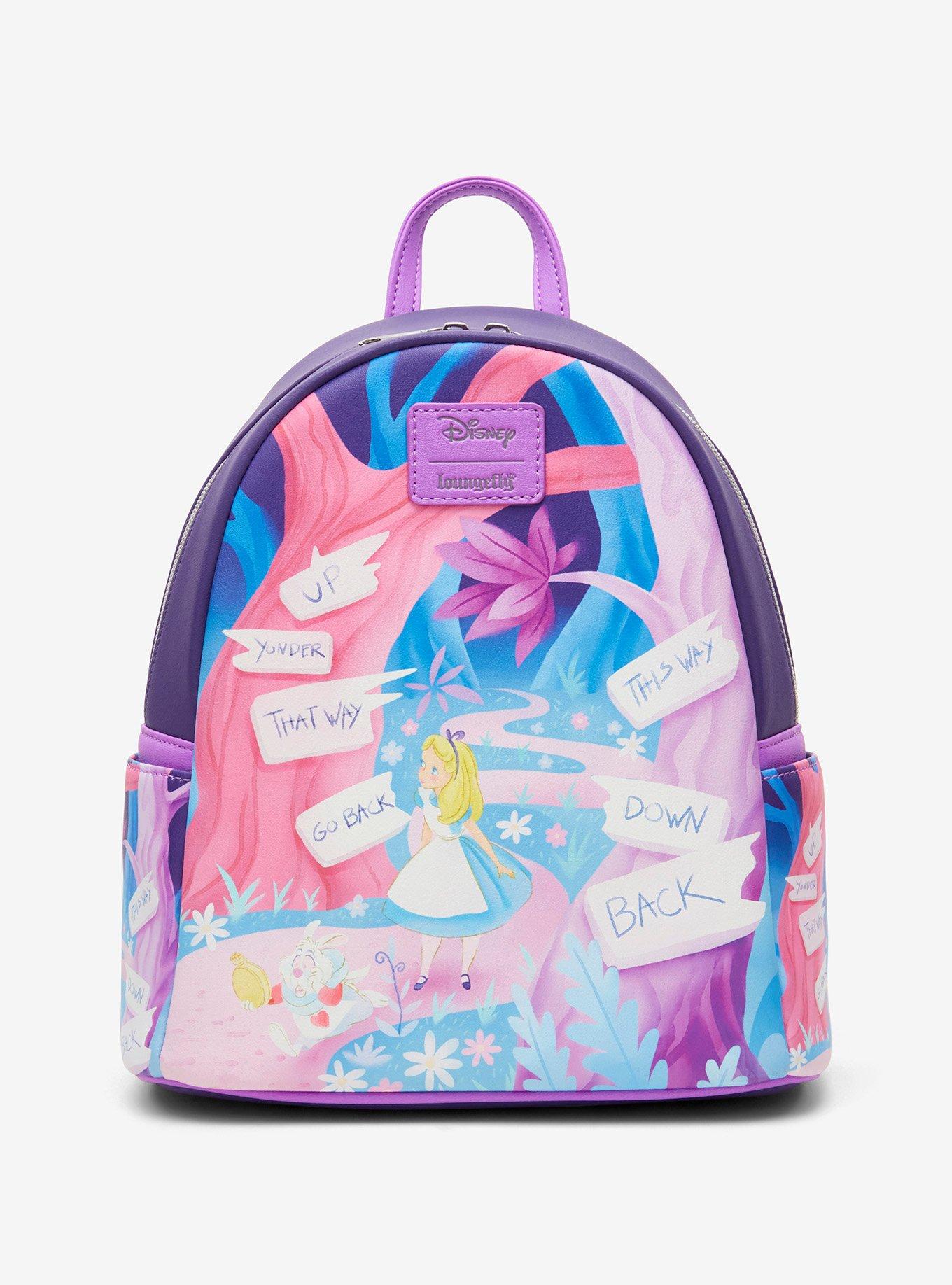 Mochila mini Disney Alice in Wonderland con letreros