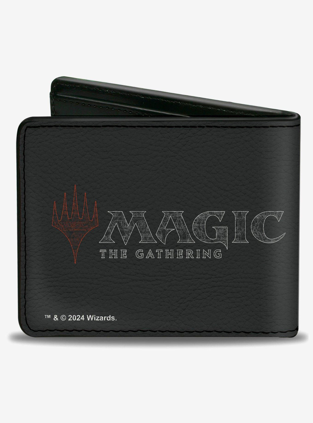 Billetera Magic: The Gathering con calavera negra