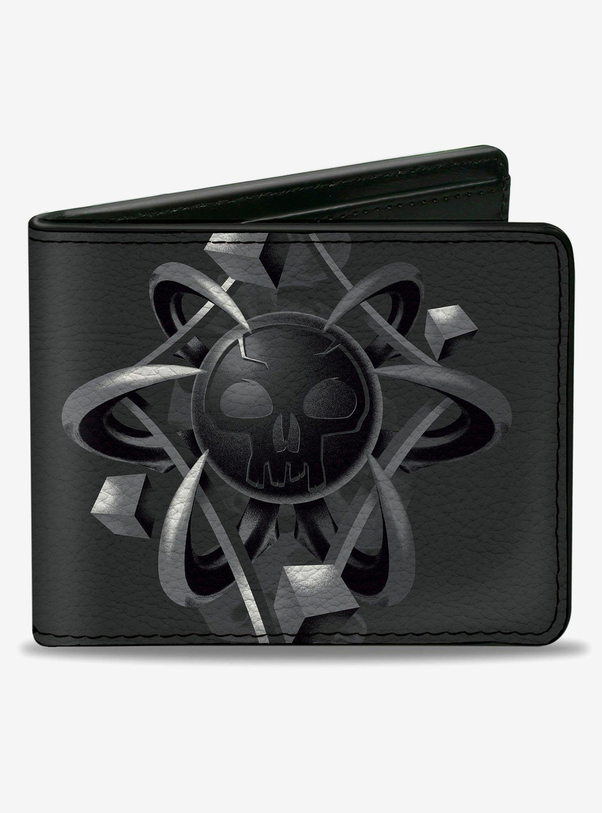 Billetera Magic: The Gathering con calavera negra