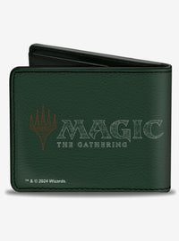 Billetera plegable Magic: The Gathering con maná verde