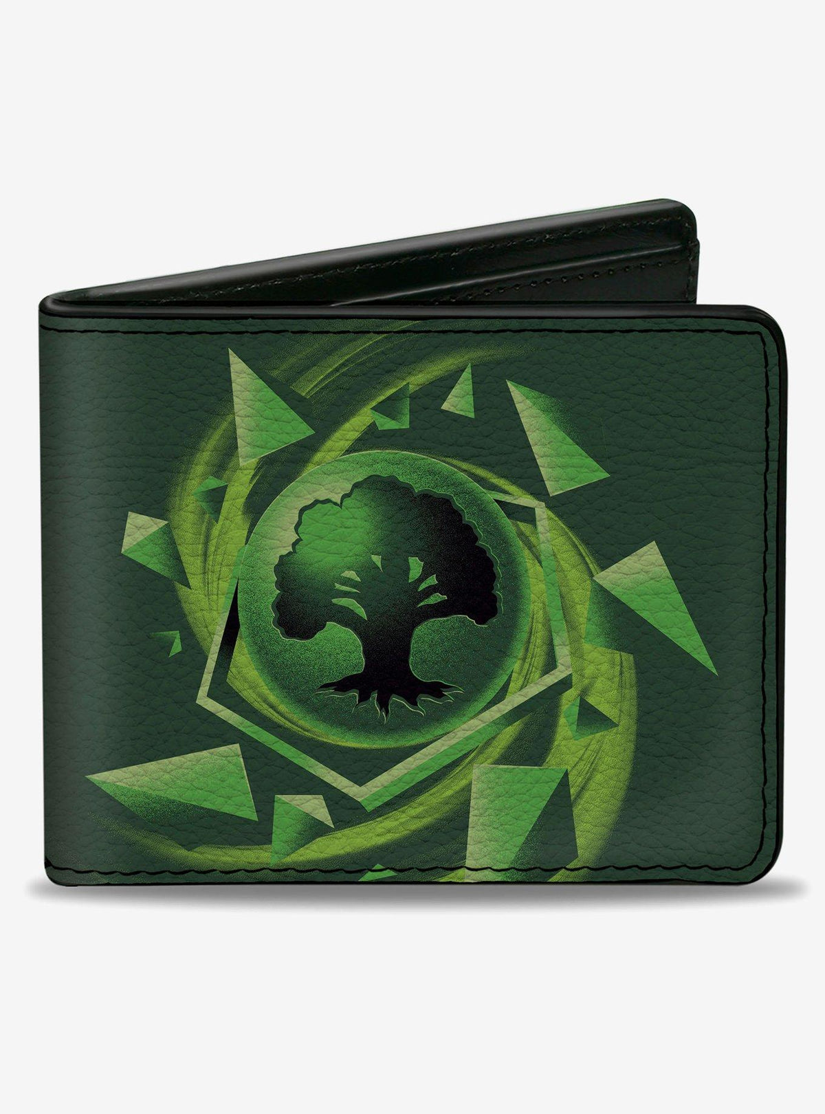 Billetera plegable Magic: The Gathering con maná verde