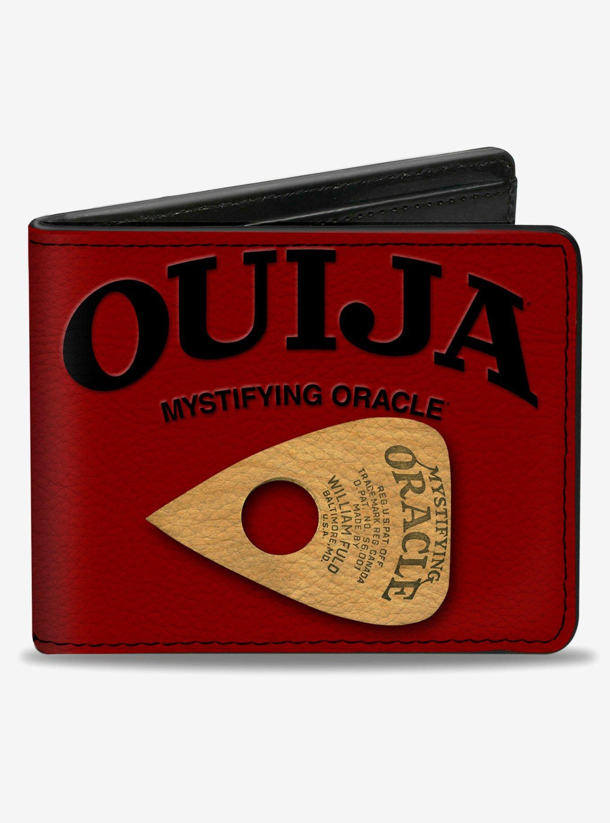 Billetera bifold para hombre con diseño de tabla Ouija