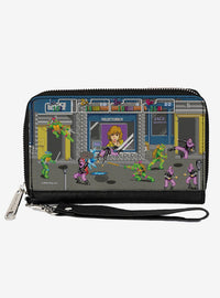 Billetera arcade morada Teenage Mutant Ninja Turtles