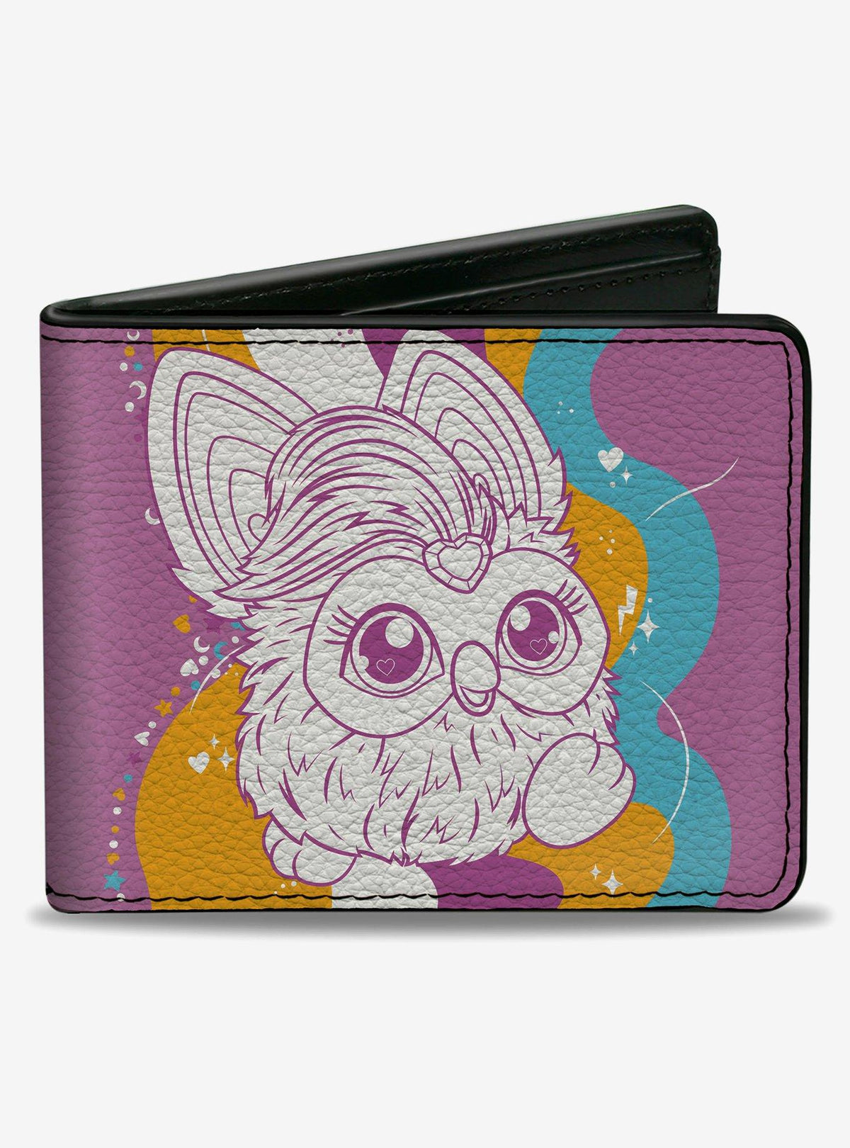 Billetera Furby en pose de carrera