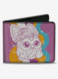 Billetera Furby en pose de carrera