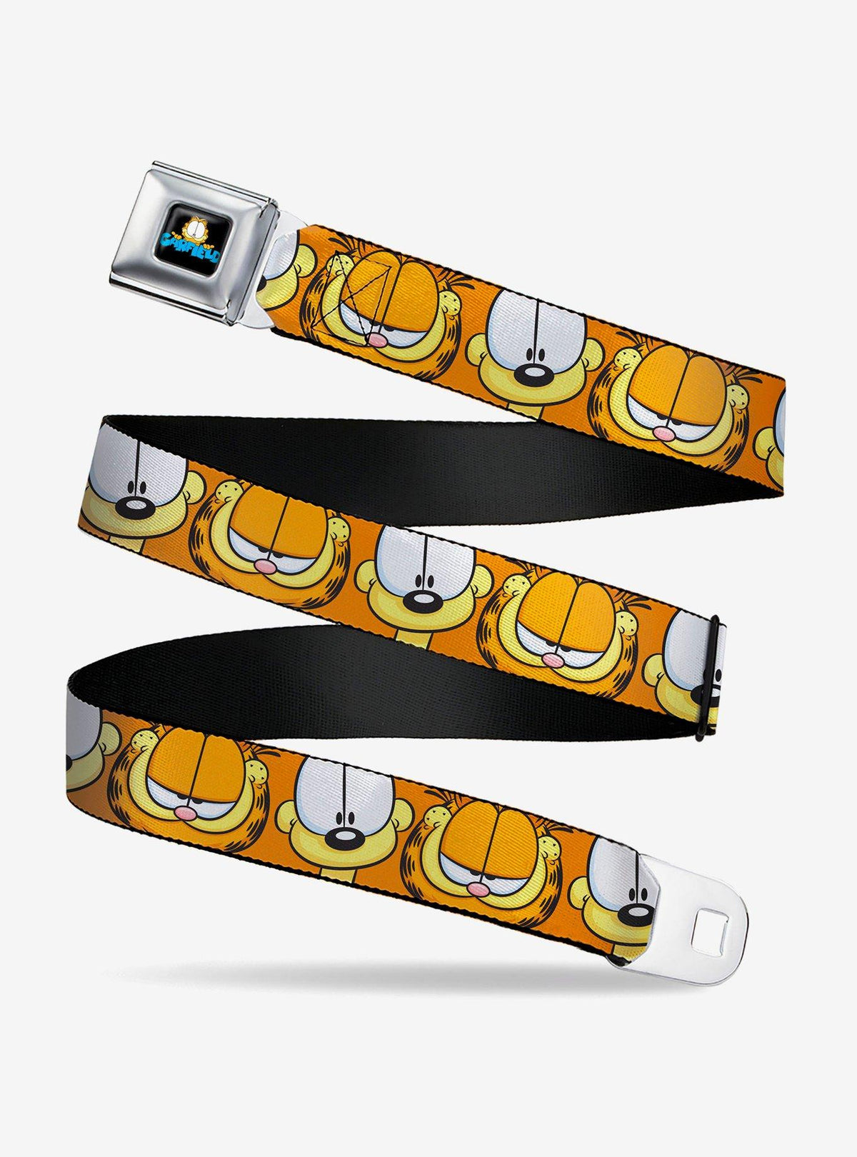 Cinturón Garfield y Odie con hebilla tipo cinturón de seguridad