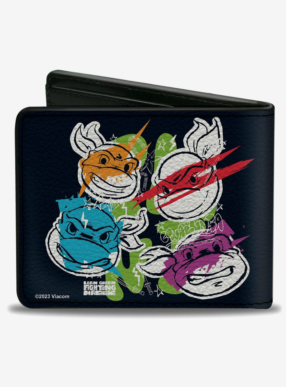 Billetera doble Teenage Mutant Ninja Turtles: Caras y garabatos