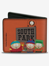 Billetera South Park con pose grupal