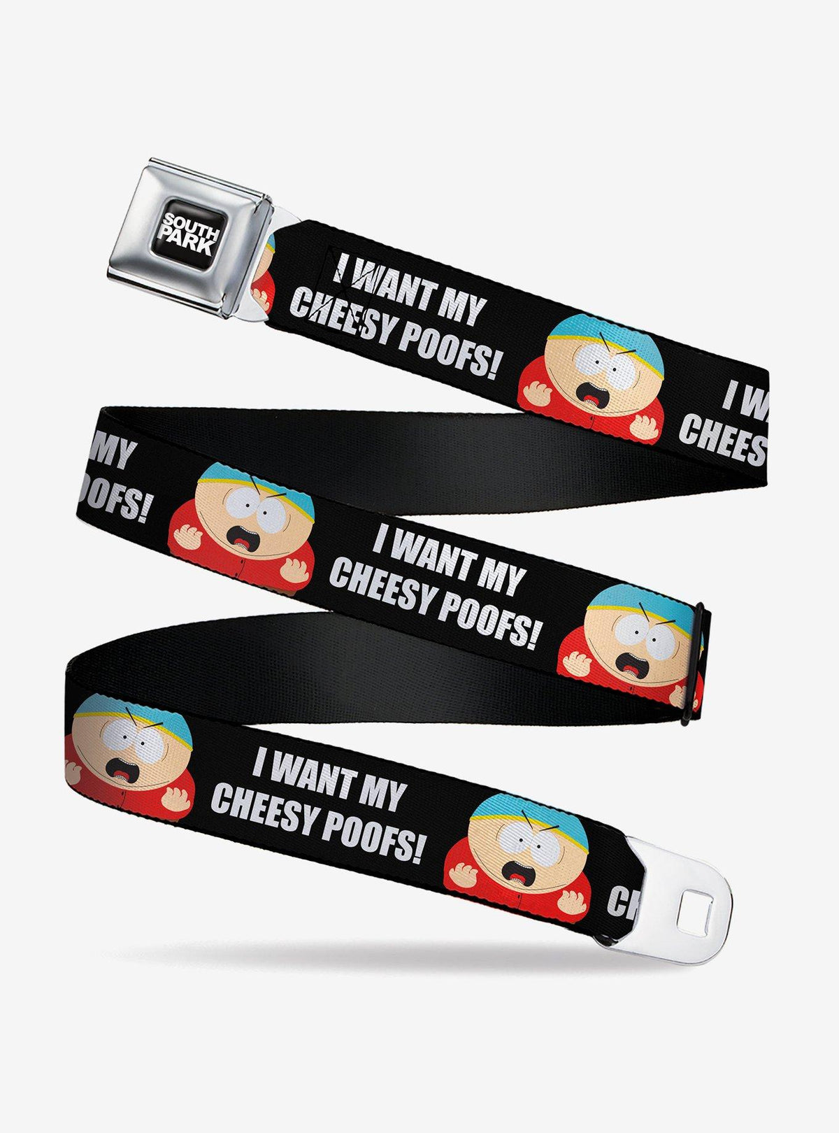 Cinturón South Park de Cartman con hebilla tipo seguridad