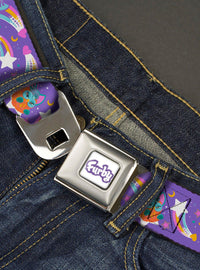 Cinturón ajustable Furby naranja y morado