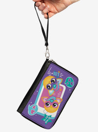 Billetera Furby Furbmoji BFFs con cierre
