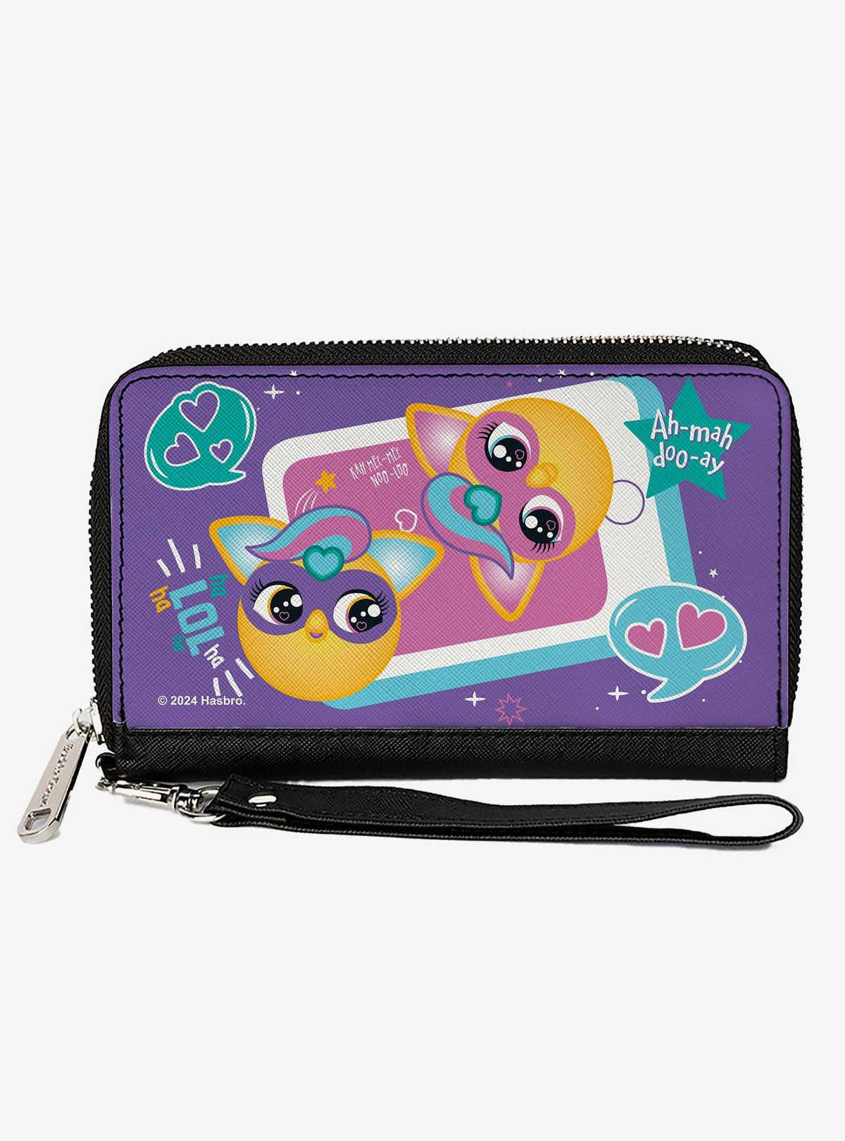 Billetera Furby Furbmoji BFFs con cierre