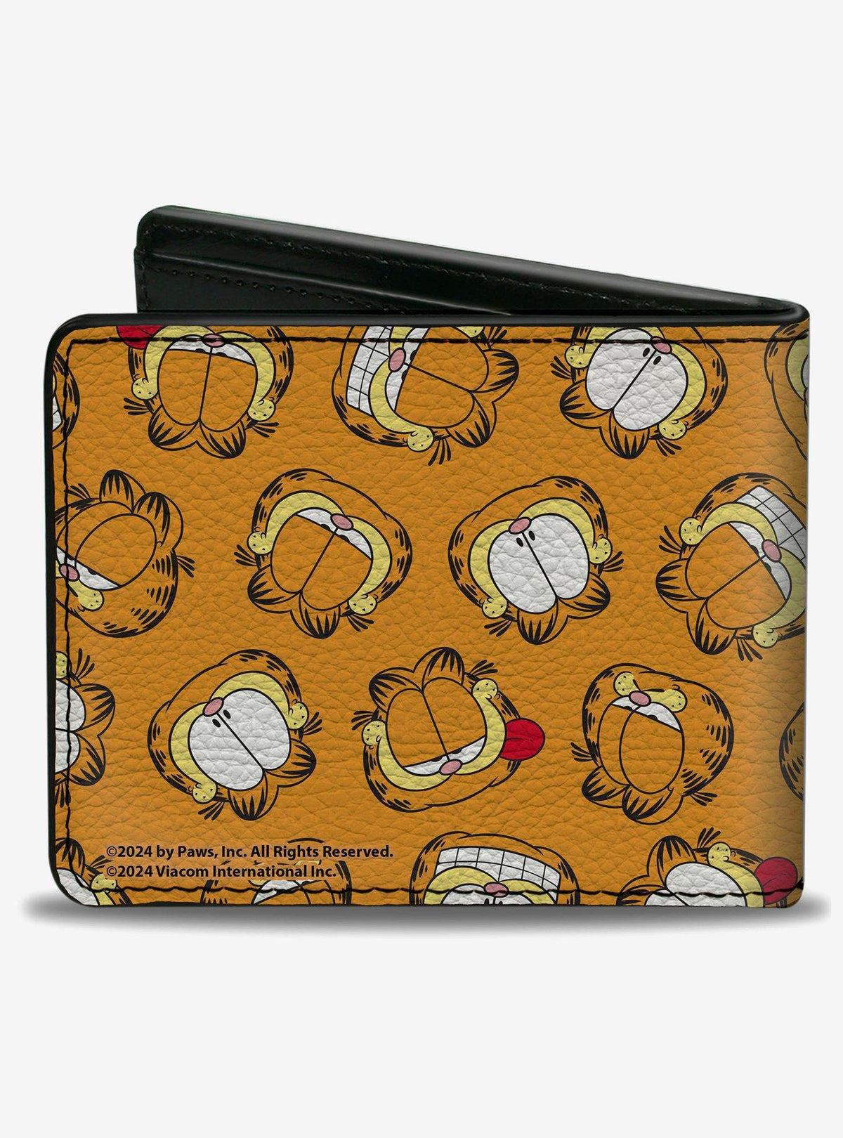 Billetera bifold Garfield con expresiones