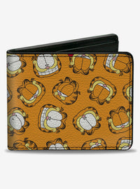 Billetera bifold Garfield con expresiones