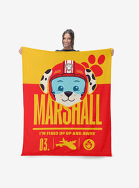 Manta Paw Patrol Marshall Fired Up 101,6 x 127 cm