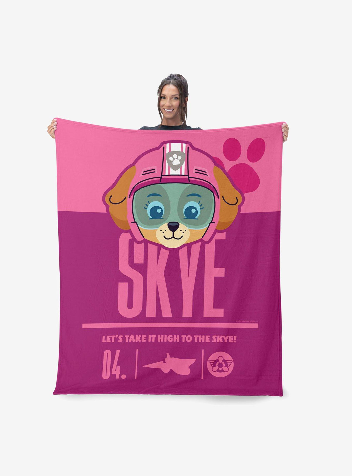 Manta Paw Patrol Skye 102 x 127 cm