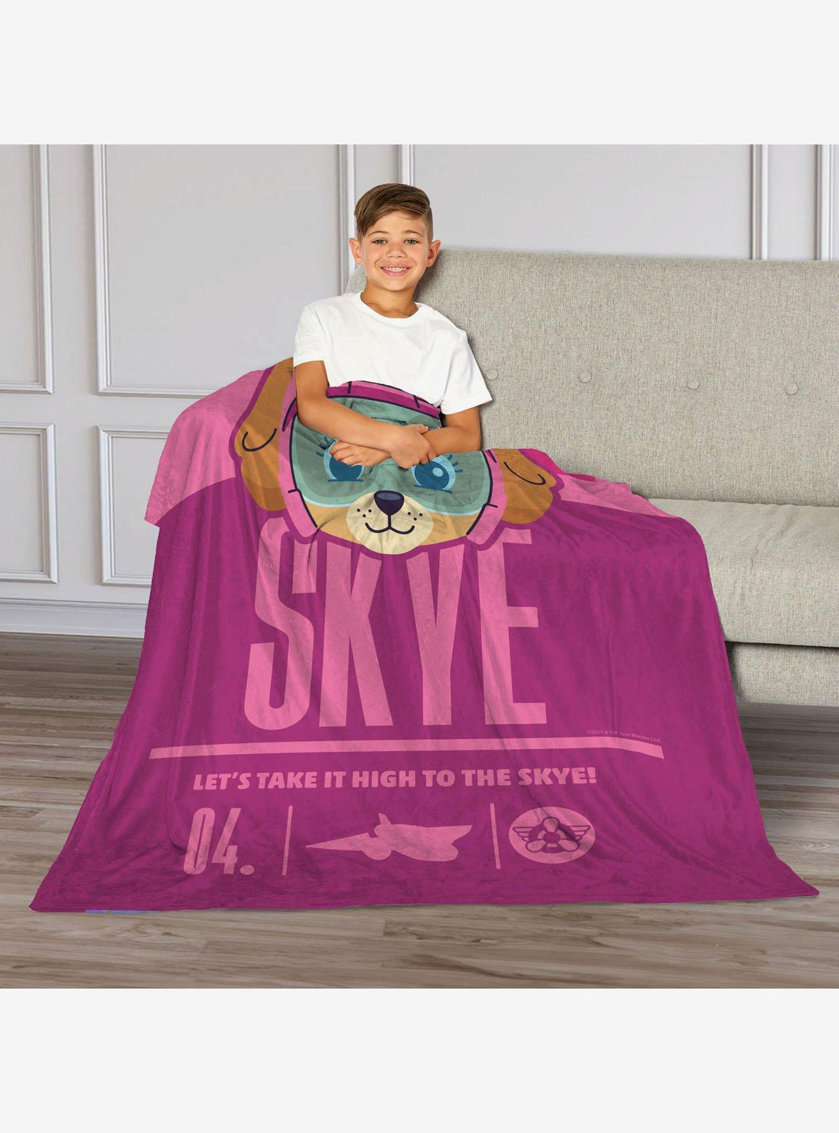 Manta Paw Patrol Skye 102 x 127 cm