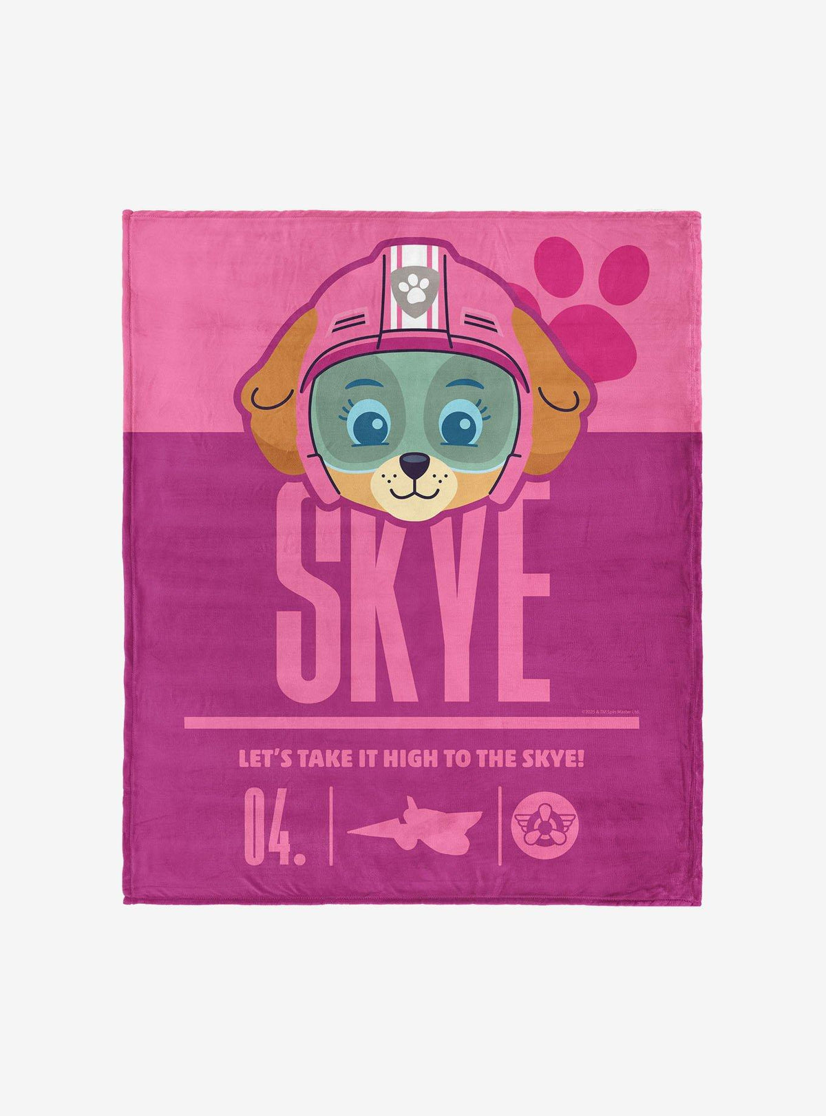 Manta Paw Patrol Skye 102 x 127 cm
