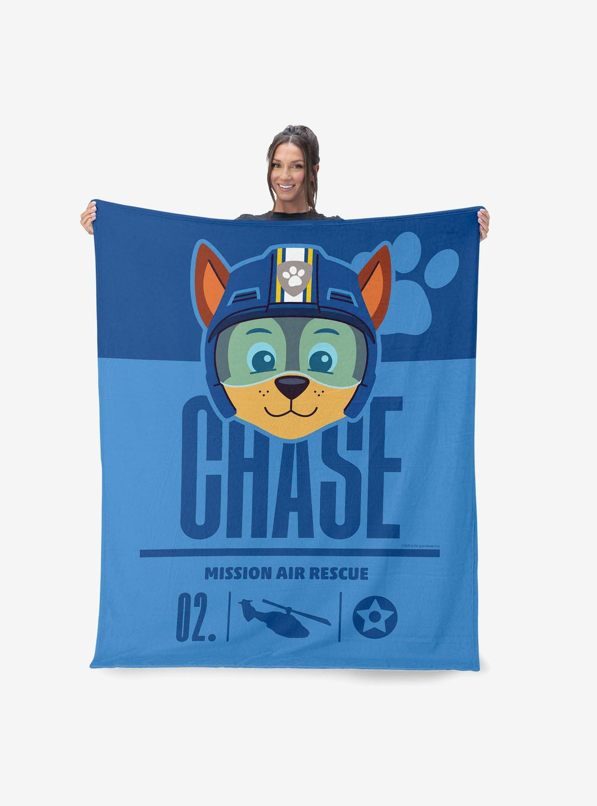 Manta Paw Patrol: Misión de Chase, 102 × 127 cm