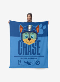 Manta Paw Patrol: Misión de Chase, 102 × 127 cm