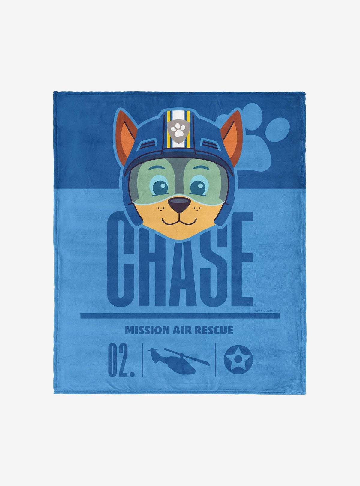 Manta Paw Patrol: Misión de Chase, 102 × 127 cm