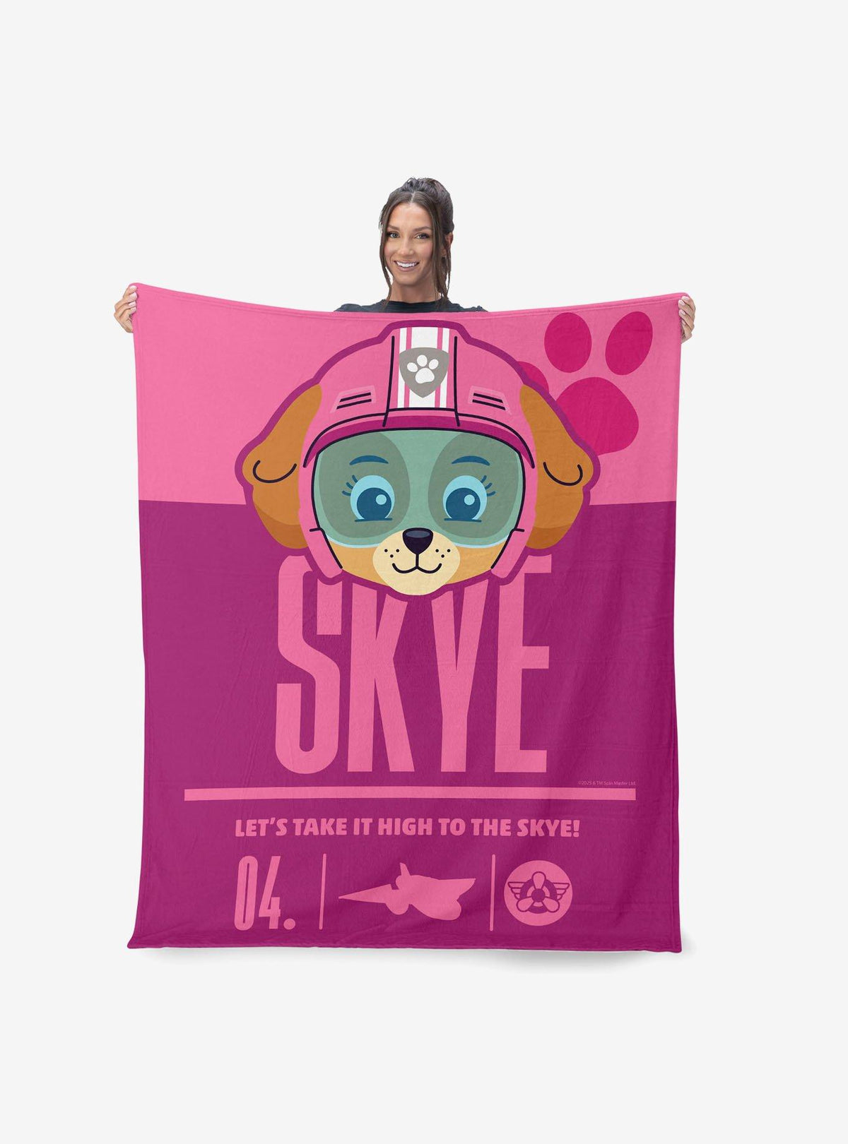 Manta Paw Patrol Skye 152 x 203 cm