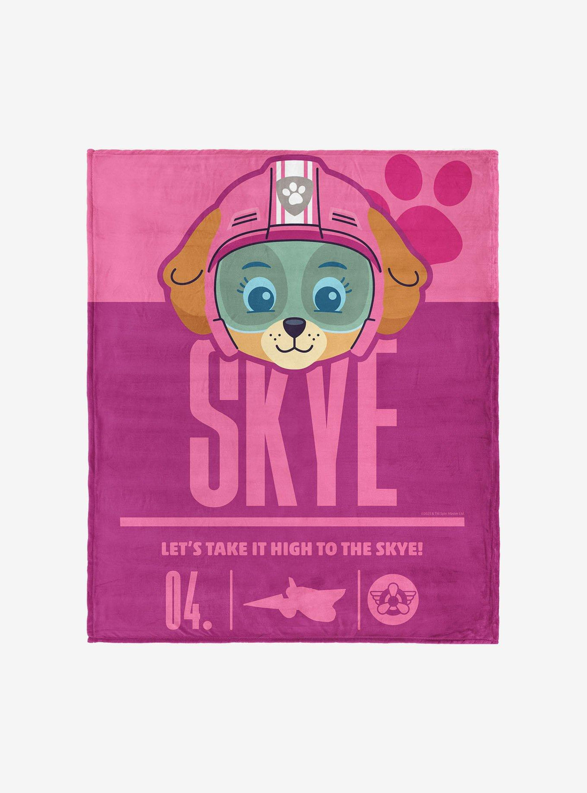 Manta Paw Patrol Skye 152 x 203 cm