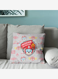 Cojín Paw Patrol Marshall con diseño de insignias