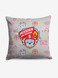 Cojín Paw Patrol Marshall con diseño de insignias
