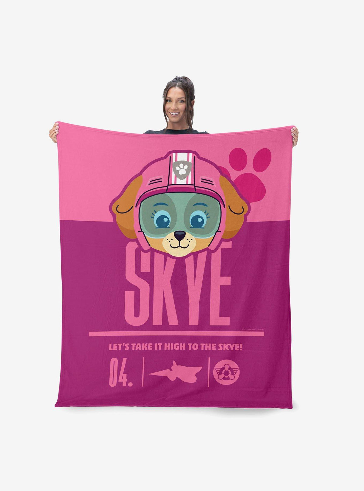 Manta Sherpa Silk Touch de Skye | Paw Patrol