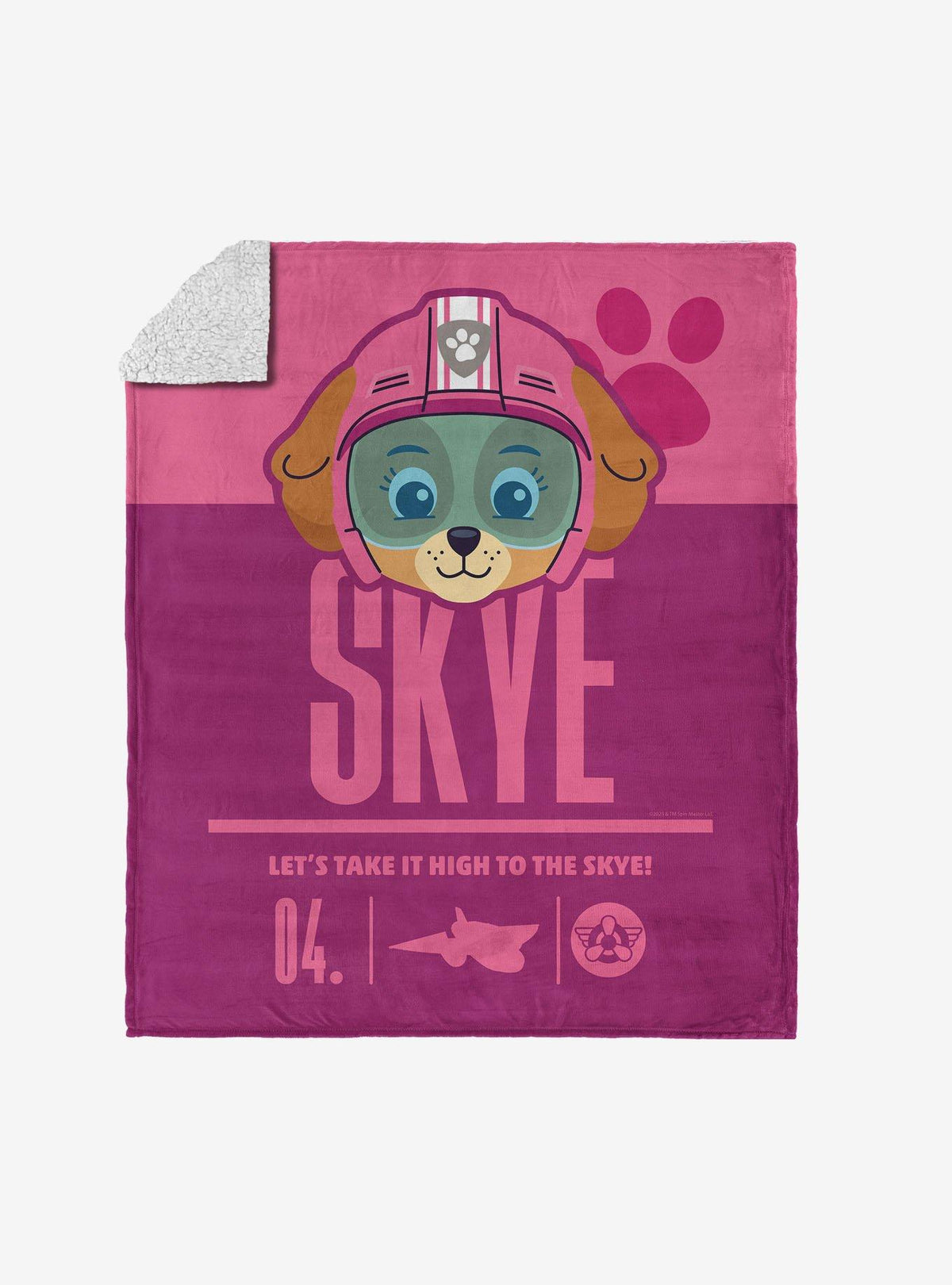 Manta Sherpa Silk Touch de Skye | Paw Patrol