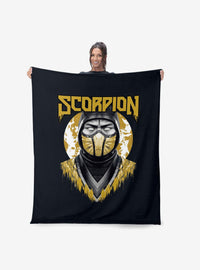 Manta de tacto sedoso Mortal Kombat: Scorpion