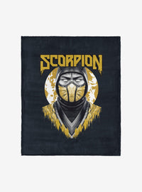 Manta de tacto sedoso Mortal Kombat: Scorpion