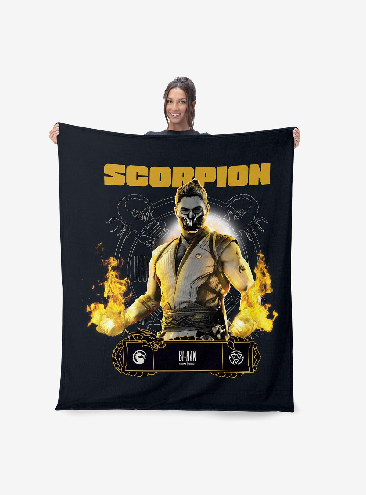Manta Mortal Kombat Scorpion y Bi-Han