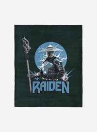 Manta Mortal Kombat Raiden de tacto sedoso