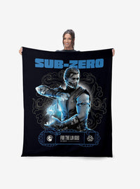 Manta de tacto sedoso Mortal Kombat: Sub-Zero