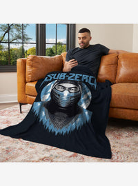 Manta de Mortal Kombat con diseño de Sub-Zero